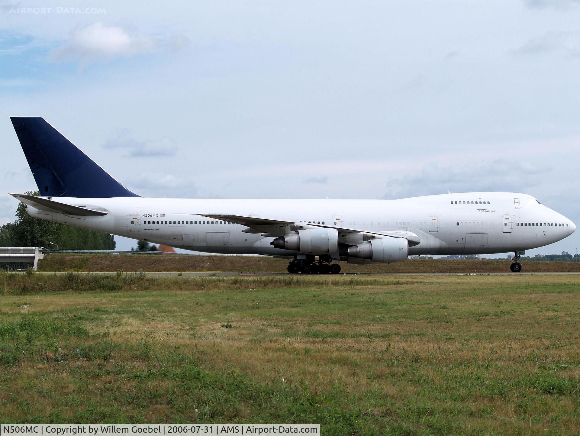 N506MC, 1976 Boeing 747-2D3B/SF C/N 21252, Taxi to the Cargo gate of Amsterdam Airport