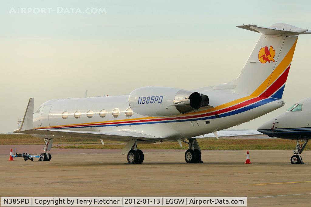 N385PD, 1989 Gulfstream Aerospace G-IV C/N 1088, 1989 Gulfstream Aerospace G-IV, c/n: 1088 at Luton