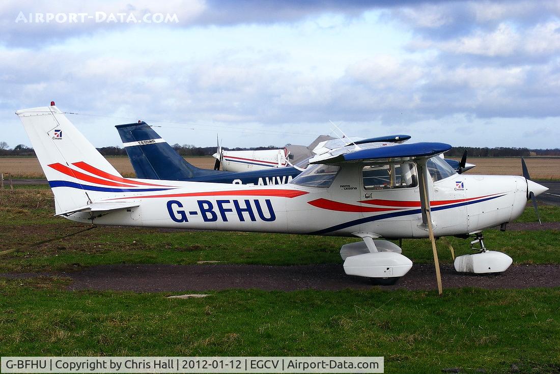 G-BFHU, 1977 Reims F152 C/N 1461, normally based at Liverpool Airport