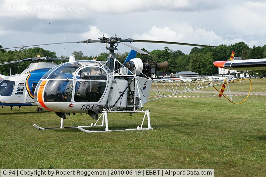 G-94, 1969 Sud Aviation SA-318C Alouette II C/N 2102, Preserved Melsbroek.