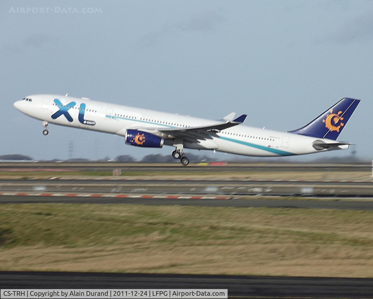 CS-TRH, 2007 Airbus A330-343X C/N 833, Delivered new to Iberworld now rebranded as Orbest Orizonia as EC-KCP, the A333 is completing a second tour of duty with XL Airways France.