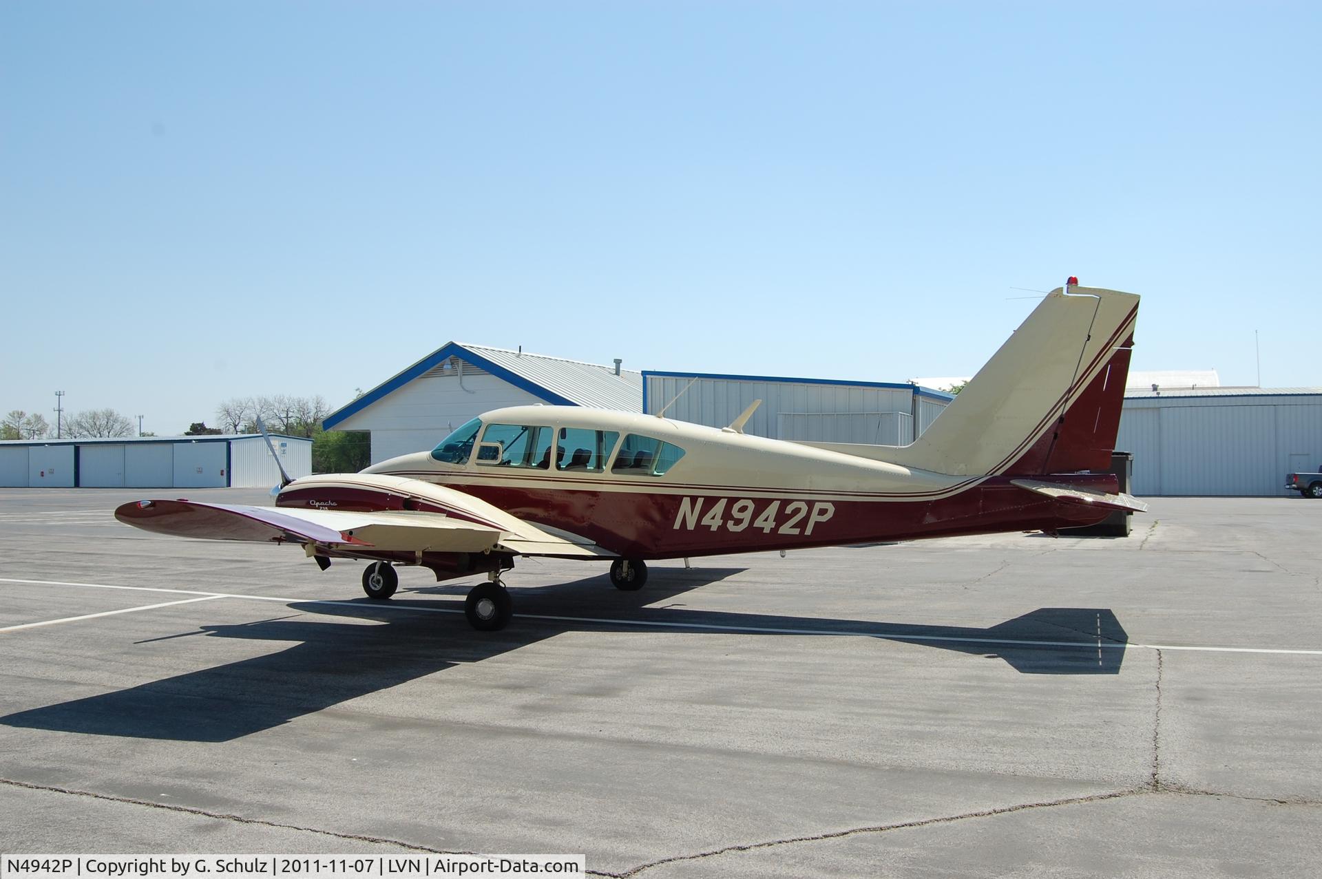 N4942P, 1963 Piper PA-23-235 Apache C/N 27-537, N4942P at AirLake MN  November 2011