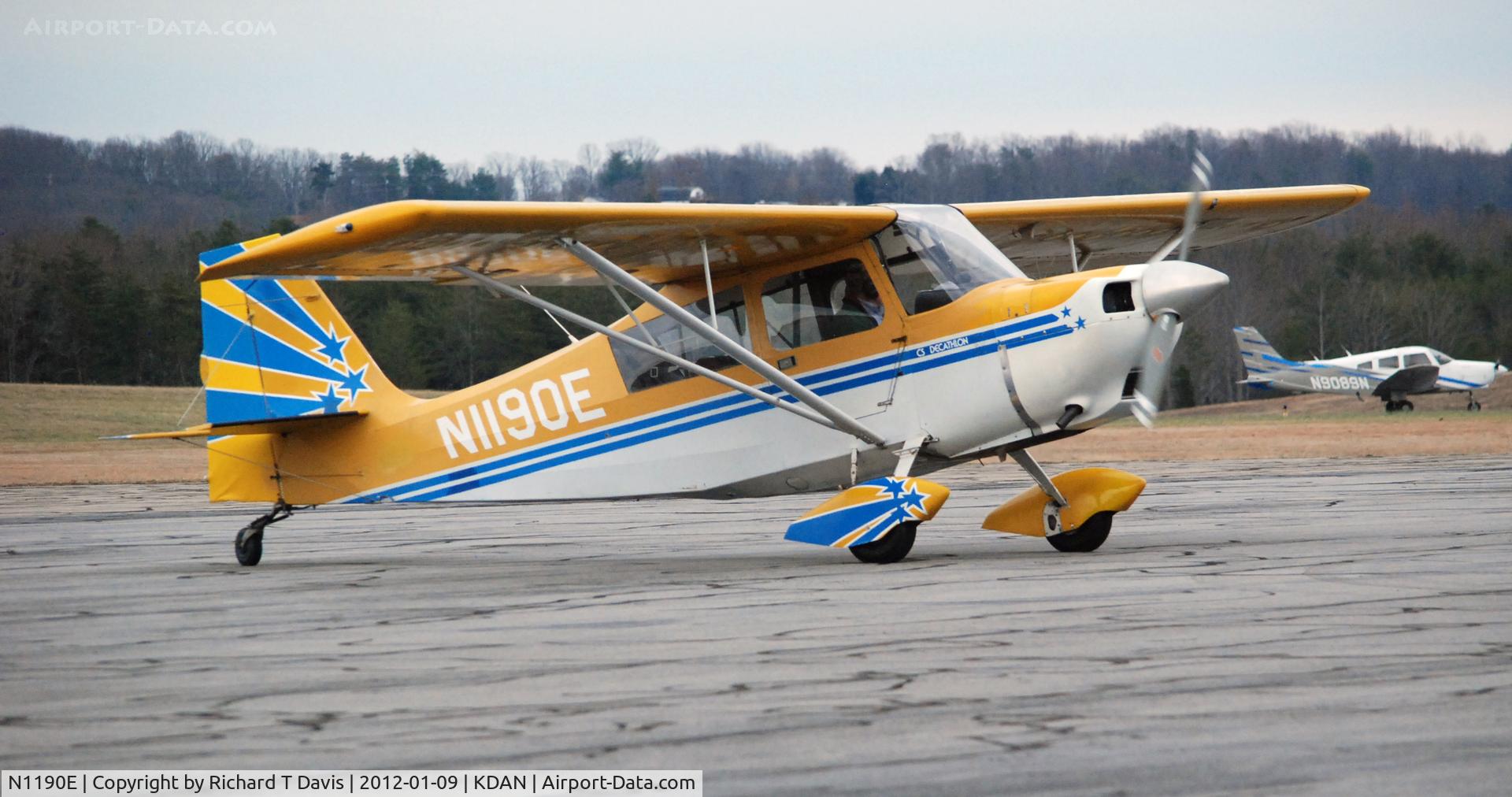 N1190E, 1978 Bellanca 8KCAB Decathlon C/N 364-78, 1978 Bellanca 8KCAB in Danville Va.