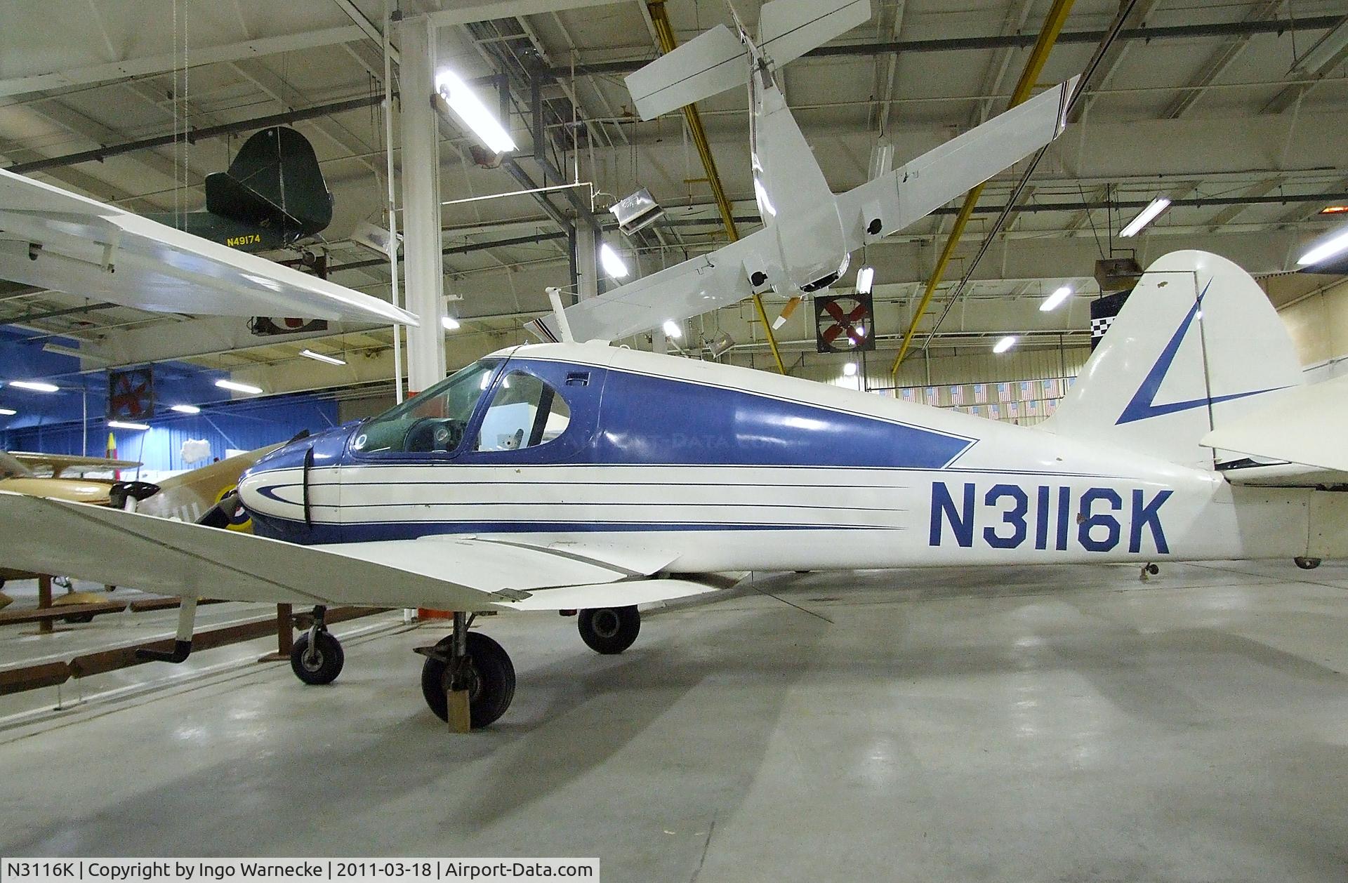 N3116K, 1946 Culver V C/N V335, Culver V at the Mid-America Air Museum, Liberal KS