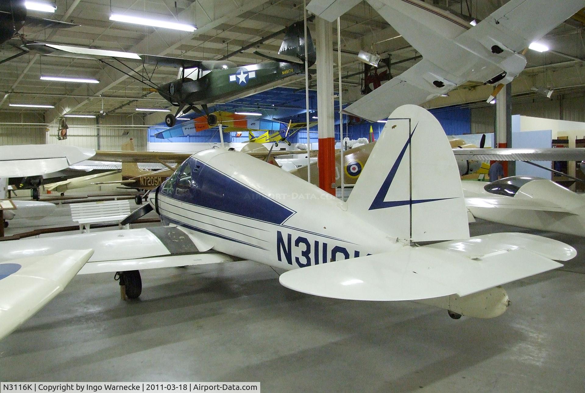 N3116K, 1946 Culver V C/N V335, Culver V at the Mid-America Air Museum, Liberal KS