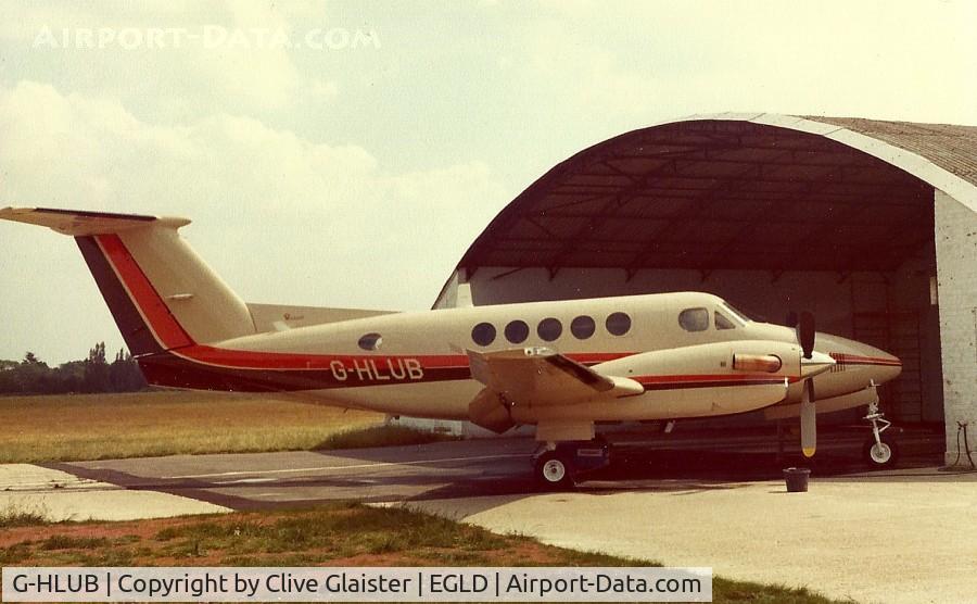 G-HLUB, 1977 Beech 200 Super King Air C/N BB-240, Ex: G-HLUB > G-BJBP > N62360  in March 1993 – Originally owned to and currently with, United Biscuits Ltd in February 1977. Photo taken in 1977.