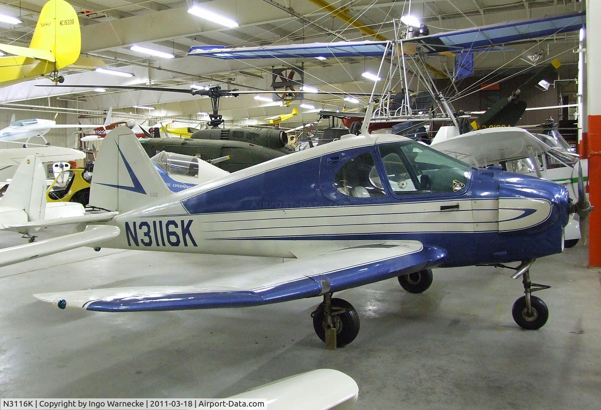 N3116K, 1946 Culver V C/N V335, Culver V at the Mid-America Air Museum, Liberal KS