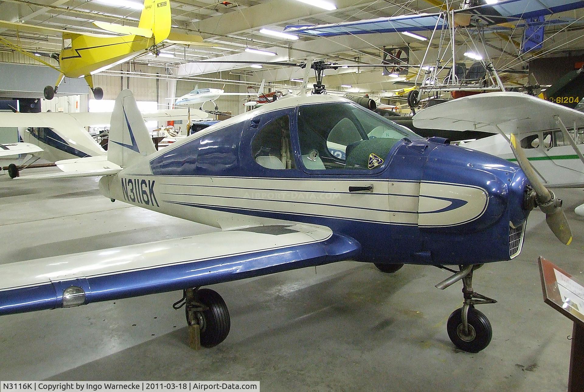 N3116K, 1946 Culver V C/N V335, Culver V at the Mid-America Air Museum, Liberal KS