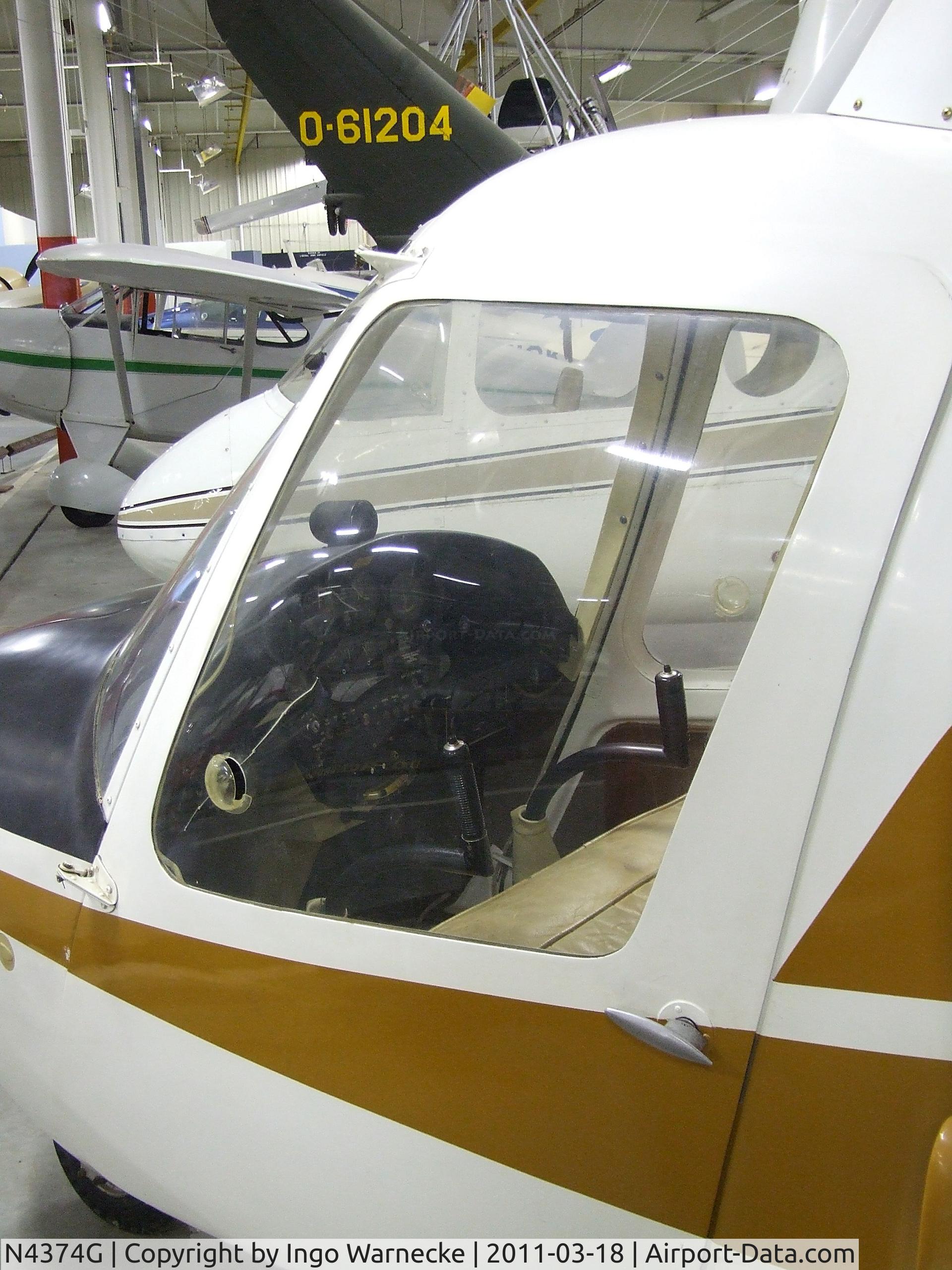 N4374G, 1972 McCulloch J-2 C/N 084, McCulloch J-2 at the Mid-America Air Museum, Liberal KS  #c