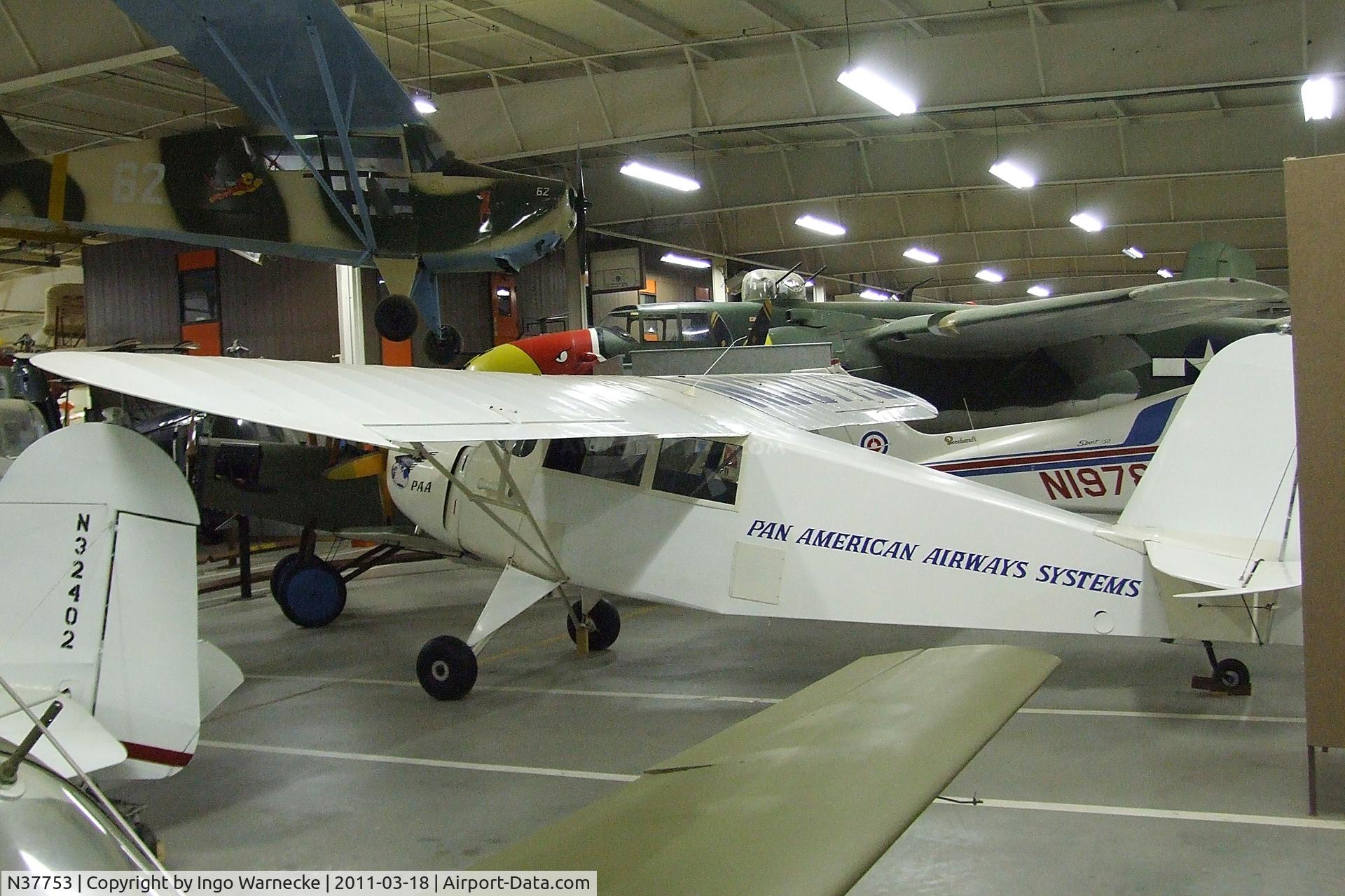 N37753, 1941 Rearwin 8135T Cloudster C/N 892, Rearwin 8135 T Cloudster at the Mid-America Air Museum, Liberal KS