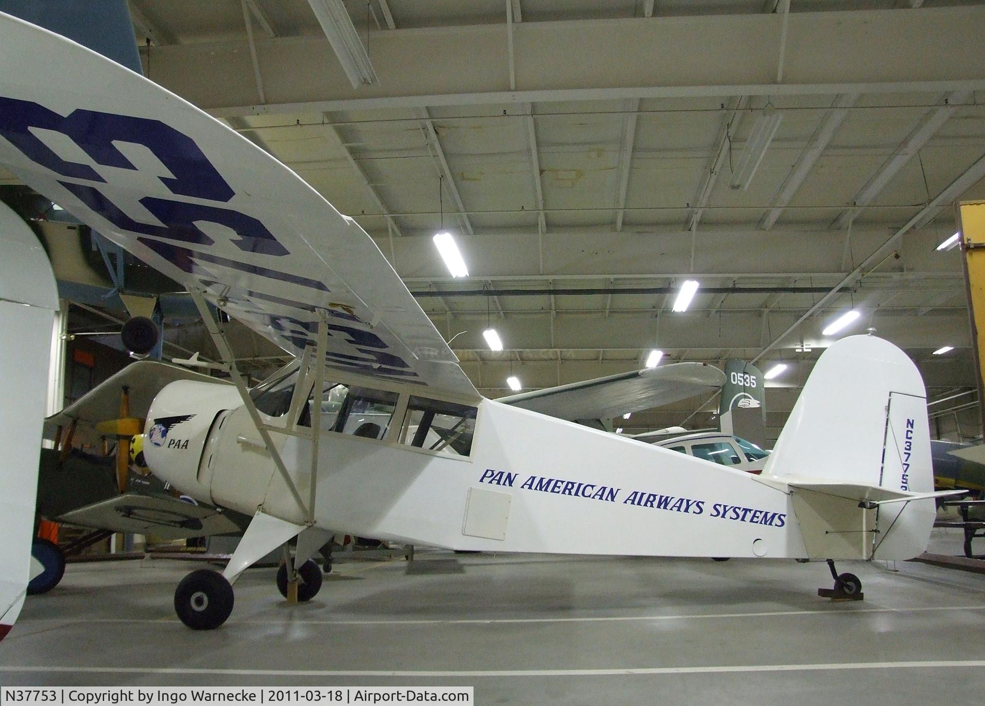 N37753, 1941 Rearwin 8135T Cloudster C/N 892, Rearwin 8135 T Cloudster at the Mid-America Air Museum, Liberal KS
