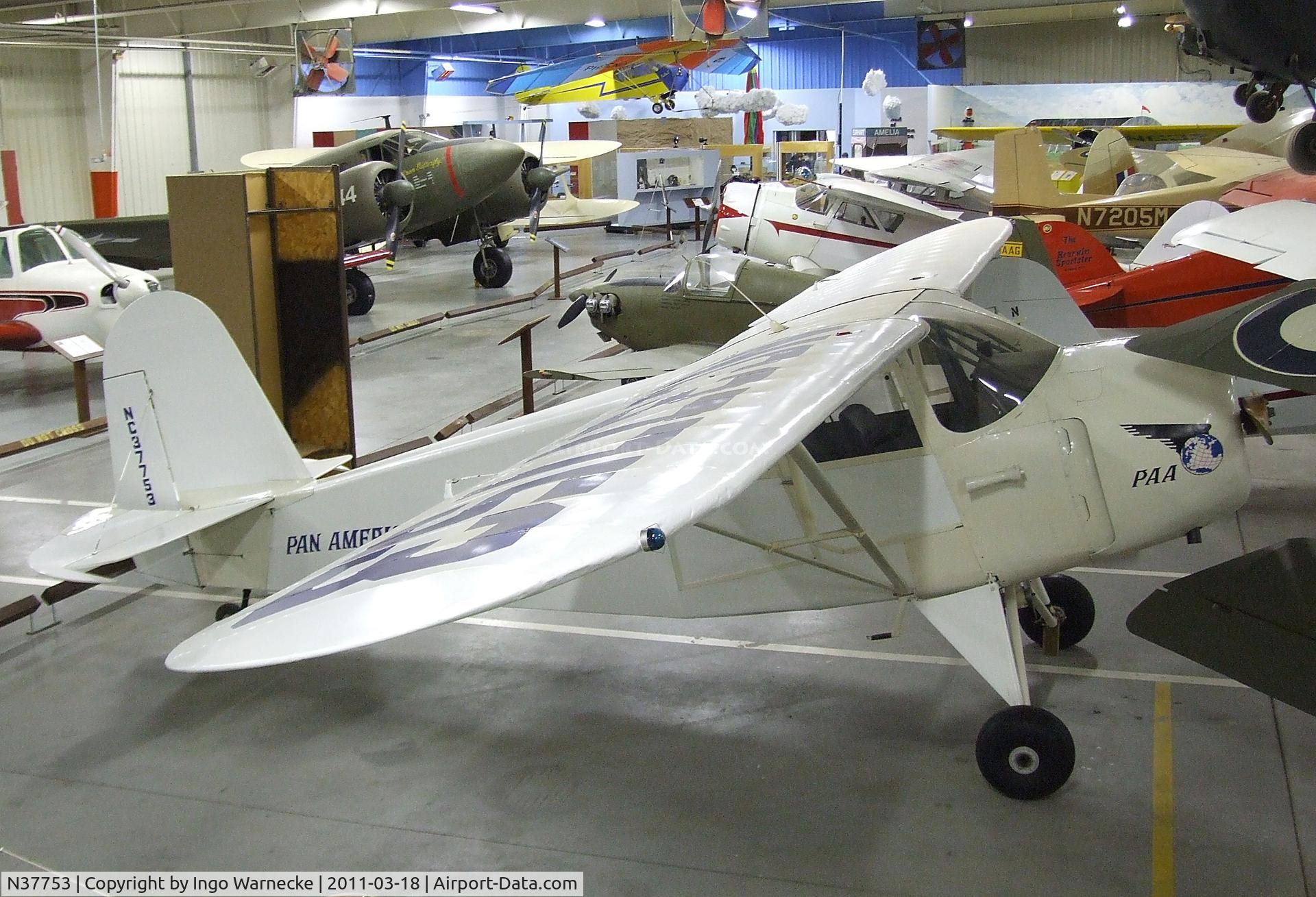 N37753, 1941 Rearwin 8135T Cloudster C/N 892, Rearwin 8135 T Cloudster at the Mid-America Air Museum, Liberal KS