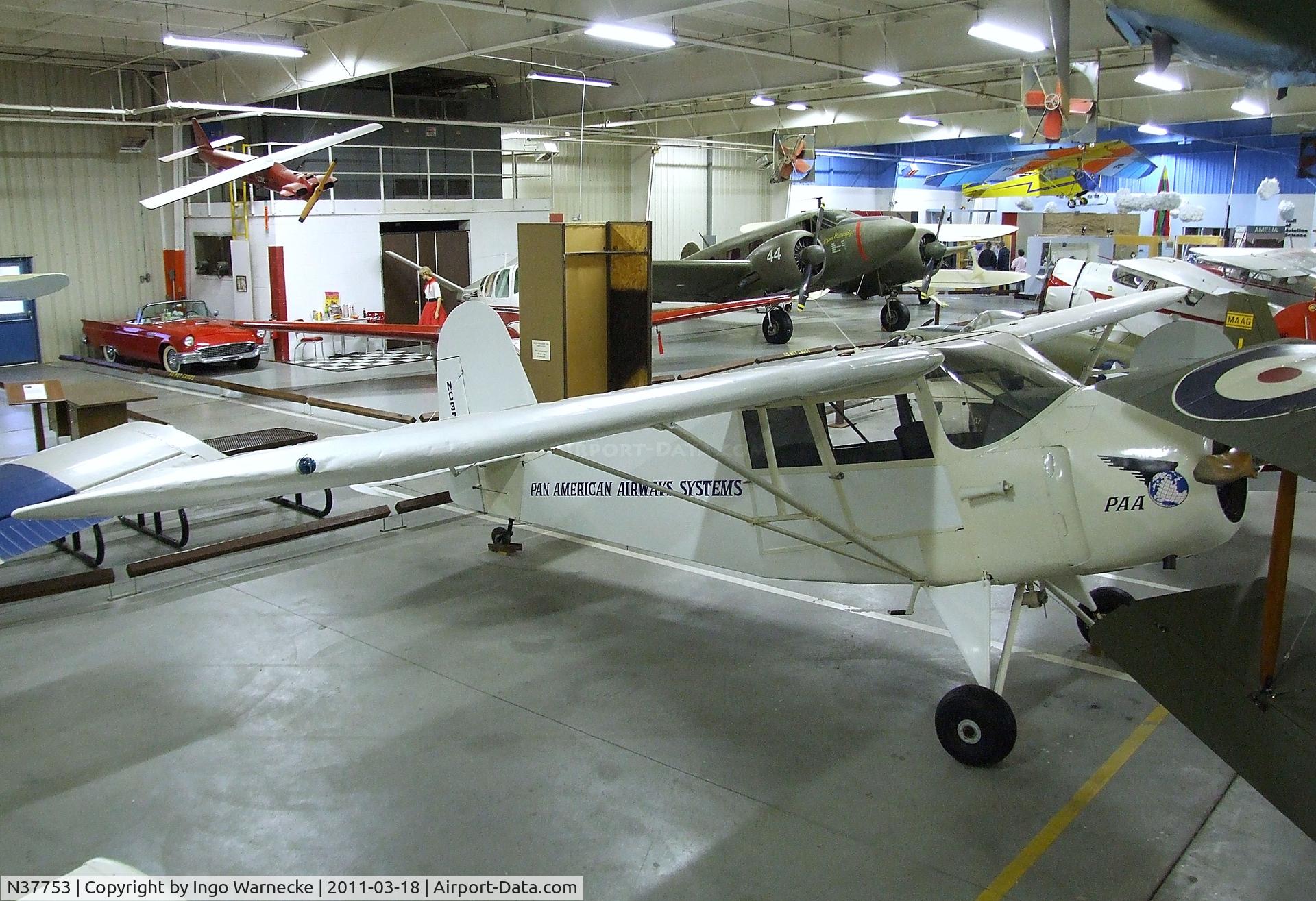 N37753, 1941 Rearwin 8135T Cloudster C/N 892, Rearwin 8135 T Cloudster at the Mid-America Air Museum, Liberal KS