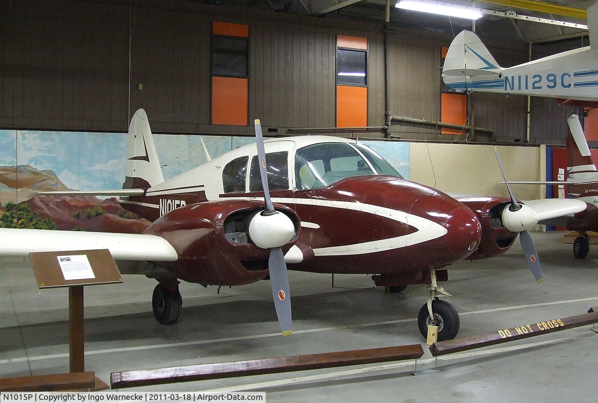 N1015P, 1954 Piper PA-23 C/N 23-17, Piper PA-23 Apache at the Mid-America Air Museum, Liberal KS