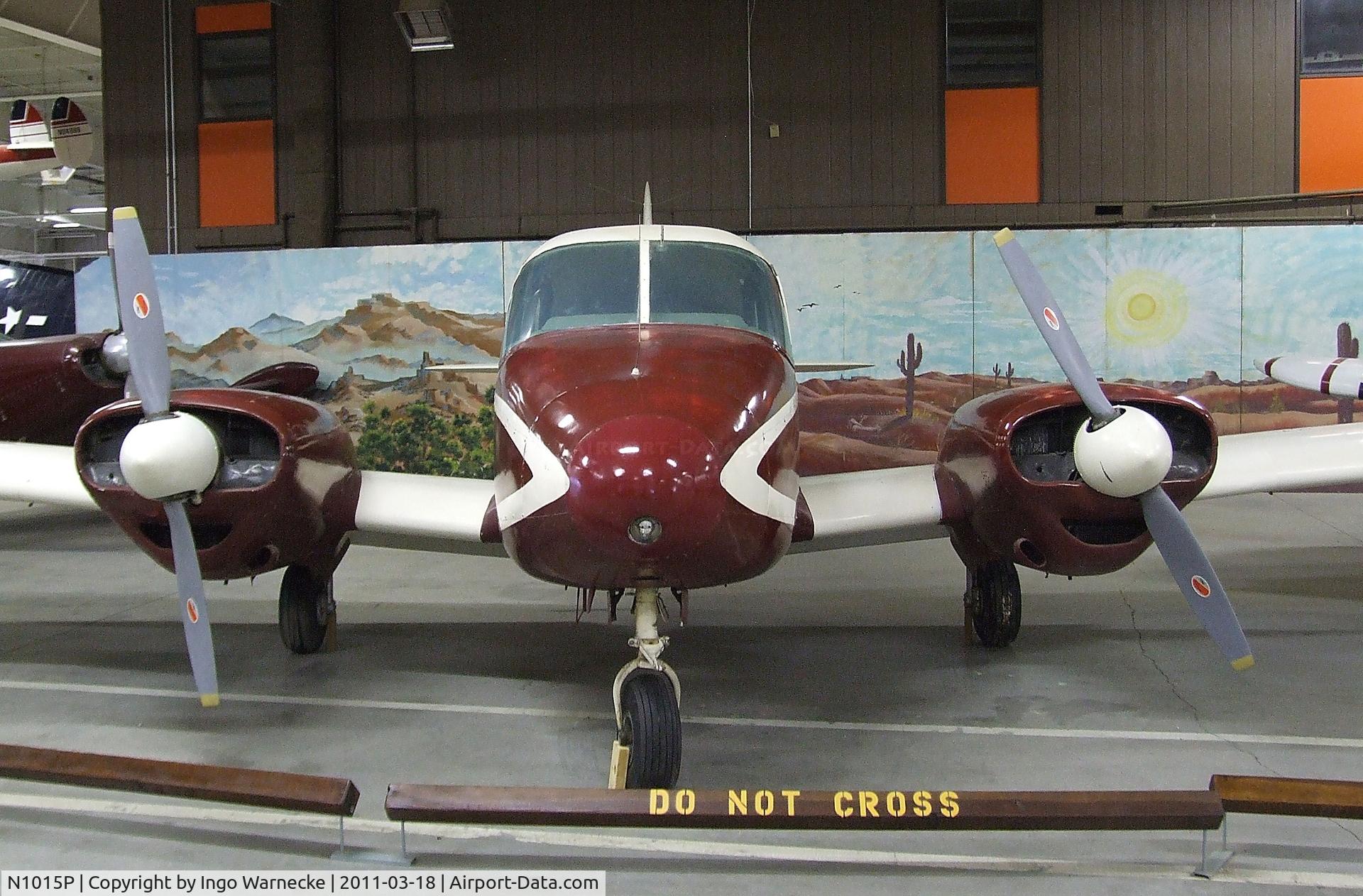 N1015P, 1954 Piper PA-23 C/N 23-17, Piper PA-23 Apache at the Mid-America Air Museum, Liberal KS