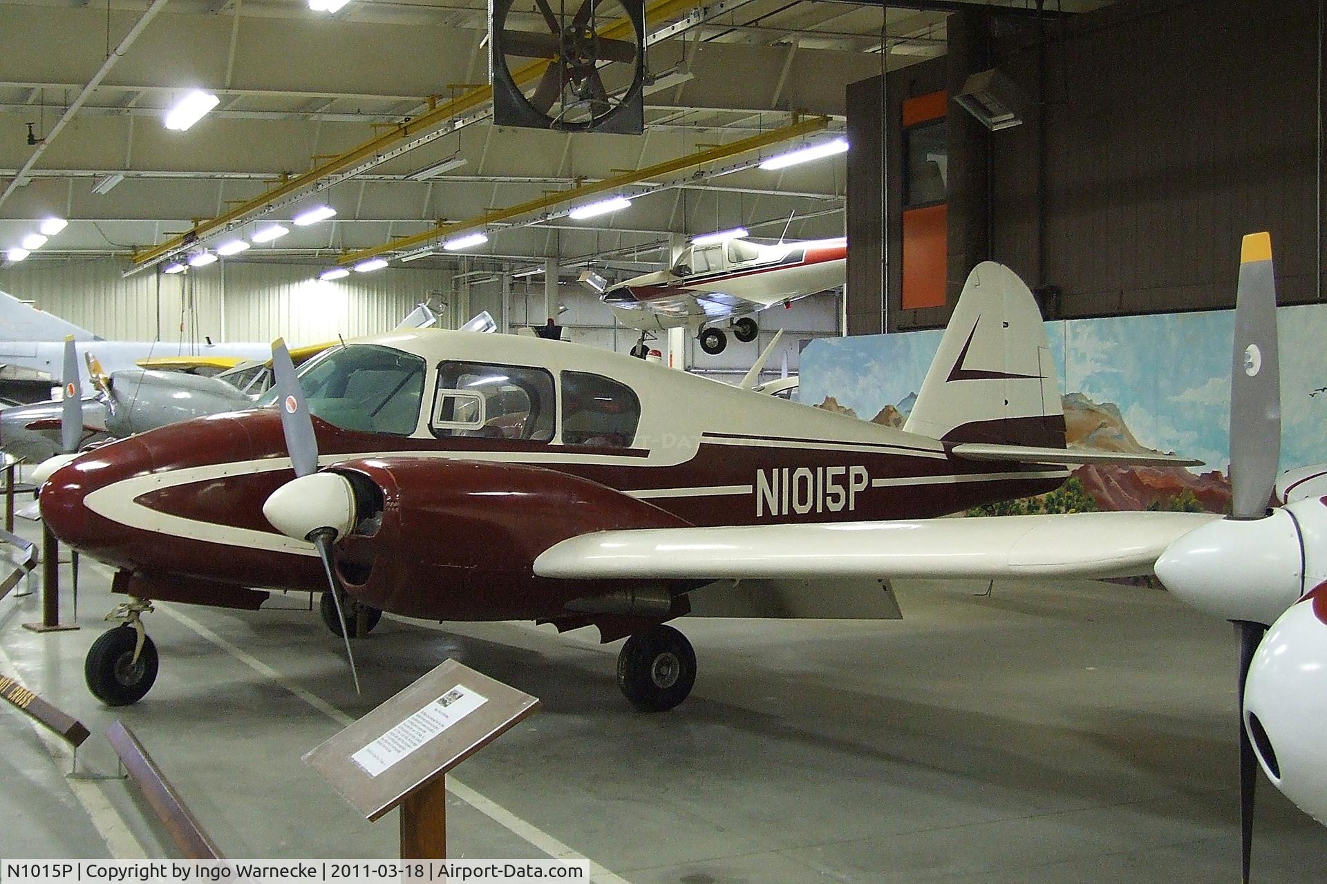 N1015P, 1954 Piper PA-23 C/N 23-17, Piper PA-23 Apache at the Mid-America Air Museum, Liberal KS