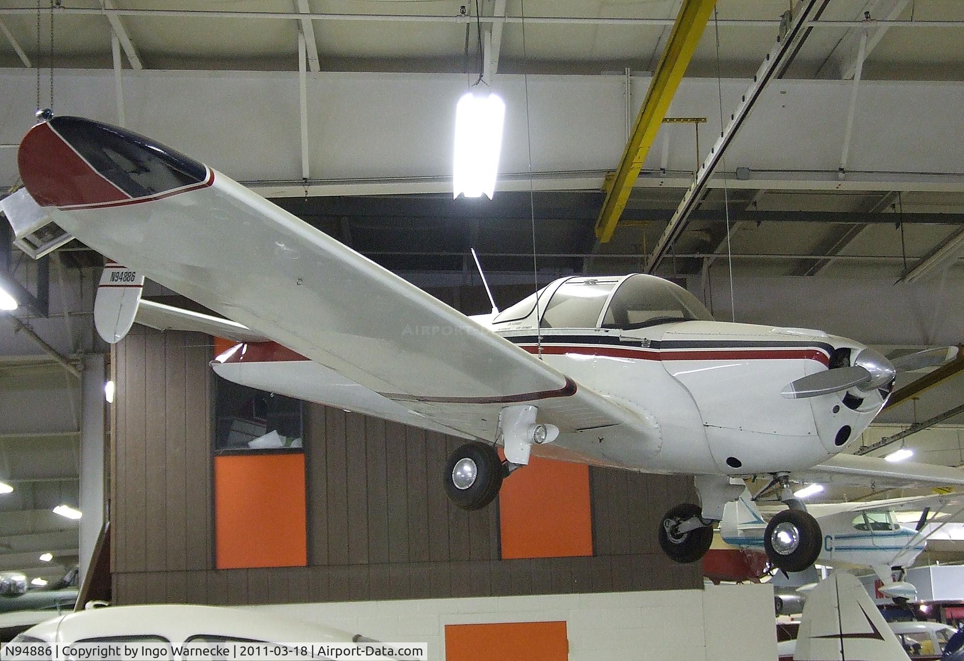 N94886, 1949 Erco 415G Ercoupe C/N 5014, ERCO Ercoupe G at the Mid-America Air Museum, Liberal KS