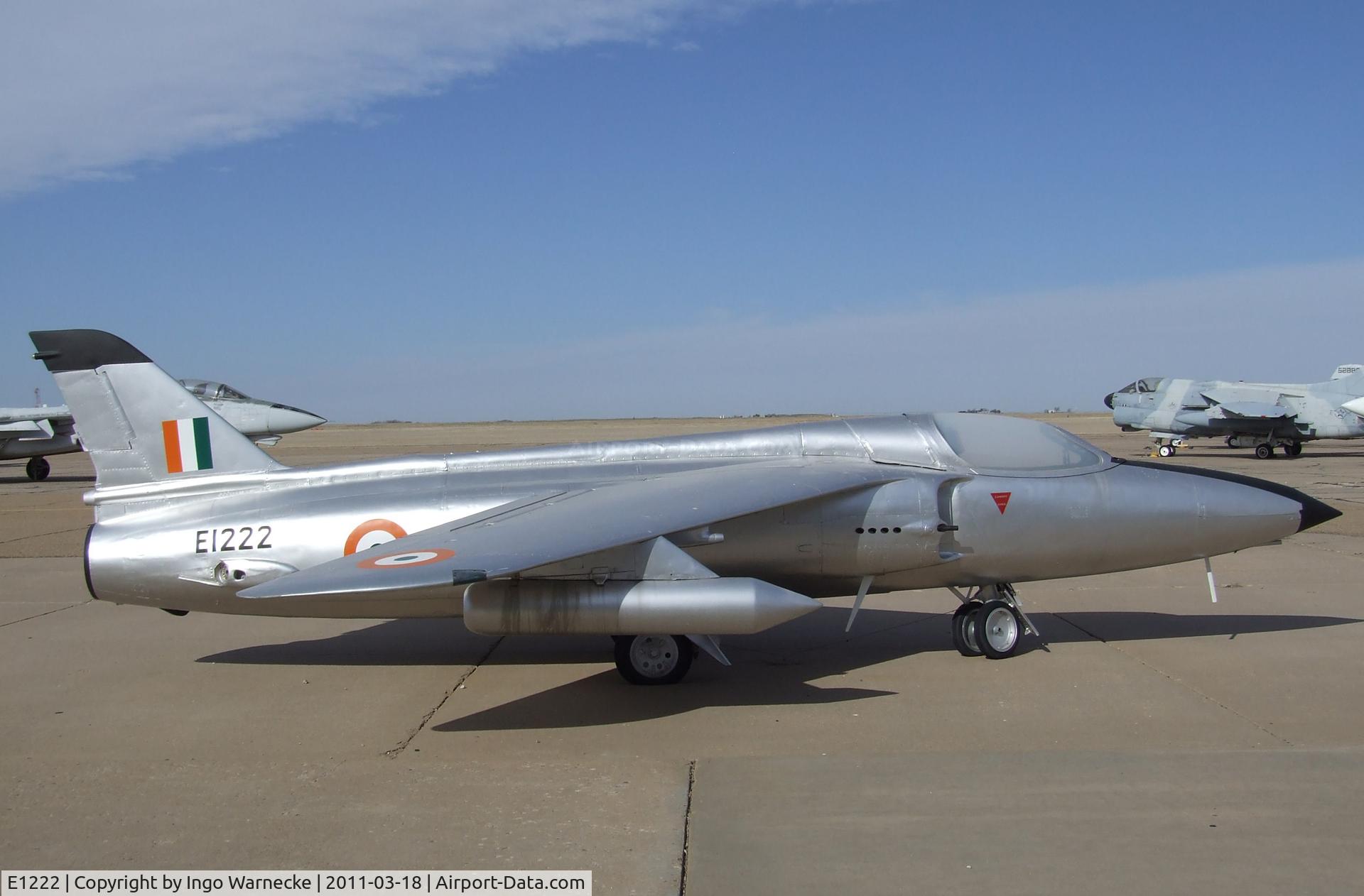 E1222, Hindustan Gnat F1 C/N Not found E1222, Folland (Hindustan) Gnat F1 (minus tailplanes) at the Mid-America Air Museum, Liberal KS
