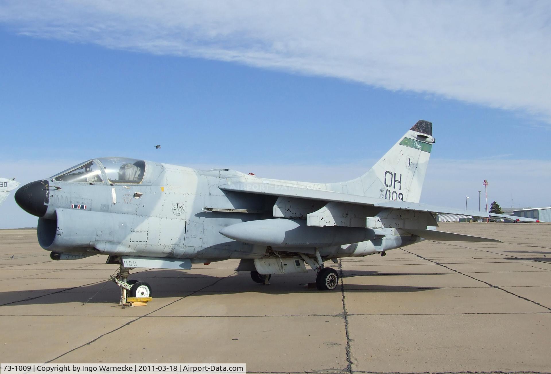73-1009, 1973 LTV A-7D  Corsair II C/N D-405, LTV A-7D Corsair II at the Mid-America Air Museum, Liberal KS
