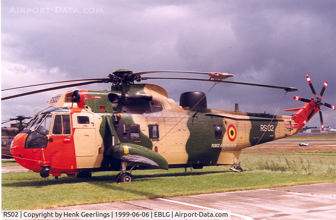 RS02, 1976 Westland Sea King Mk.48 C/N WA832, Bierset , Heli Meet 1999