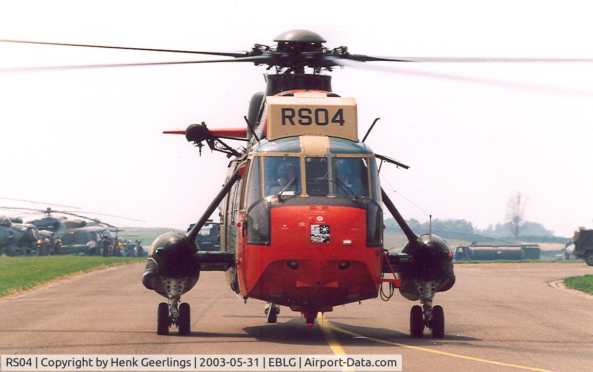 RS04, 1976 Westland Sea King Mk.48 C/N WA834, Heli Meet at Bierset AFB