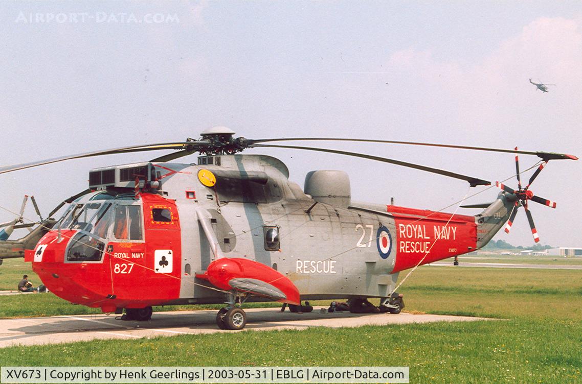 XV673, 1970 Westland Sea King HU.5 C/N WA661, Royal Navy Rescue.

Heli Meet at Bierset AFB