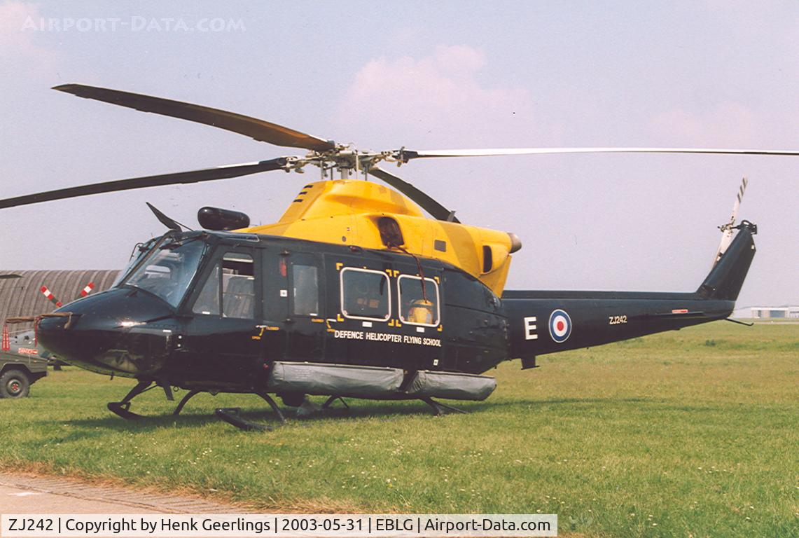 ZJ242, 1994 Bell 412EP Griffin HT1 C/N 36095, Bierset AFB , Heli Meet.

Defence Helicopter Flying School - RAF Valley