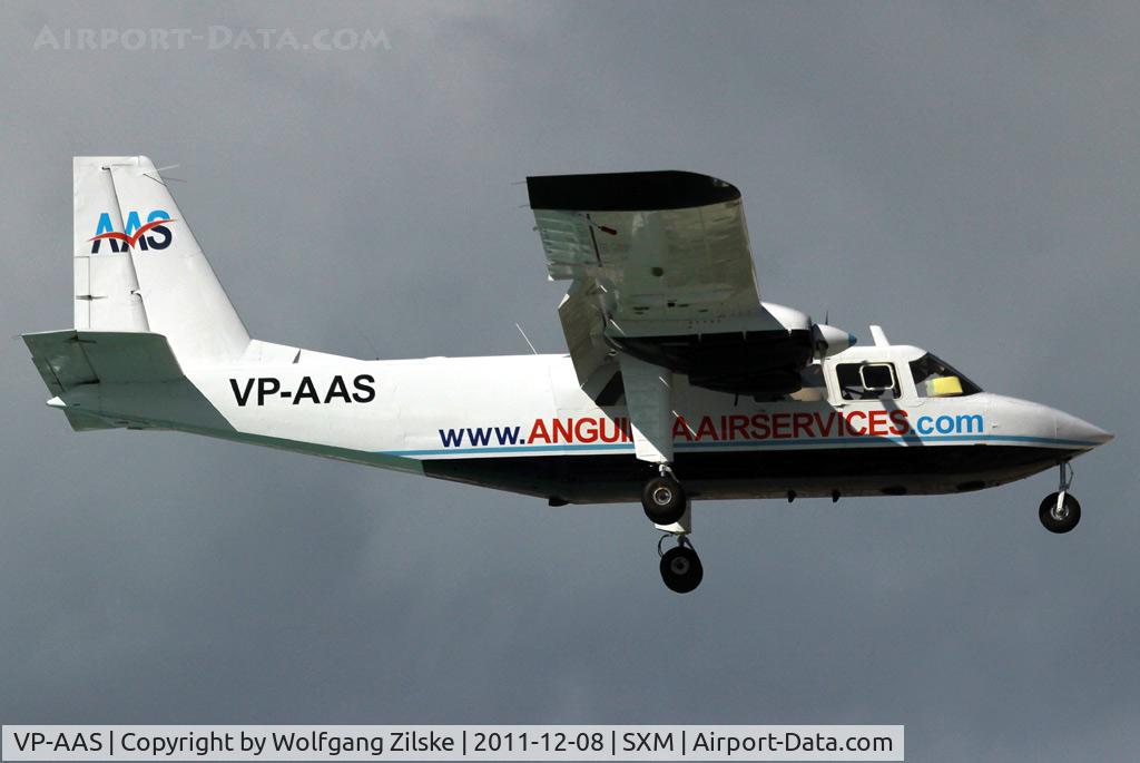 VP-AAS, 1971 Britten-Norman BN-2A-26 Islander C/N 206, visitor