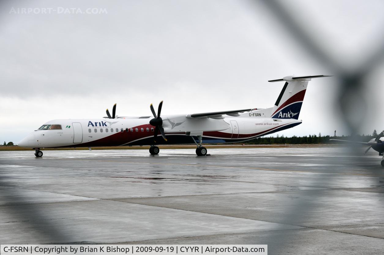 C-FSRN, 2007 De Havilland Canada DHC-8-402Q Dash 8 C/N 4170, Woodwards ramp