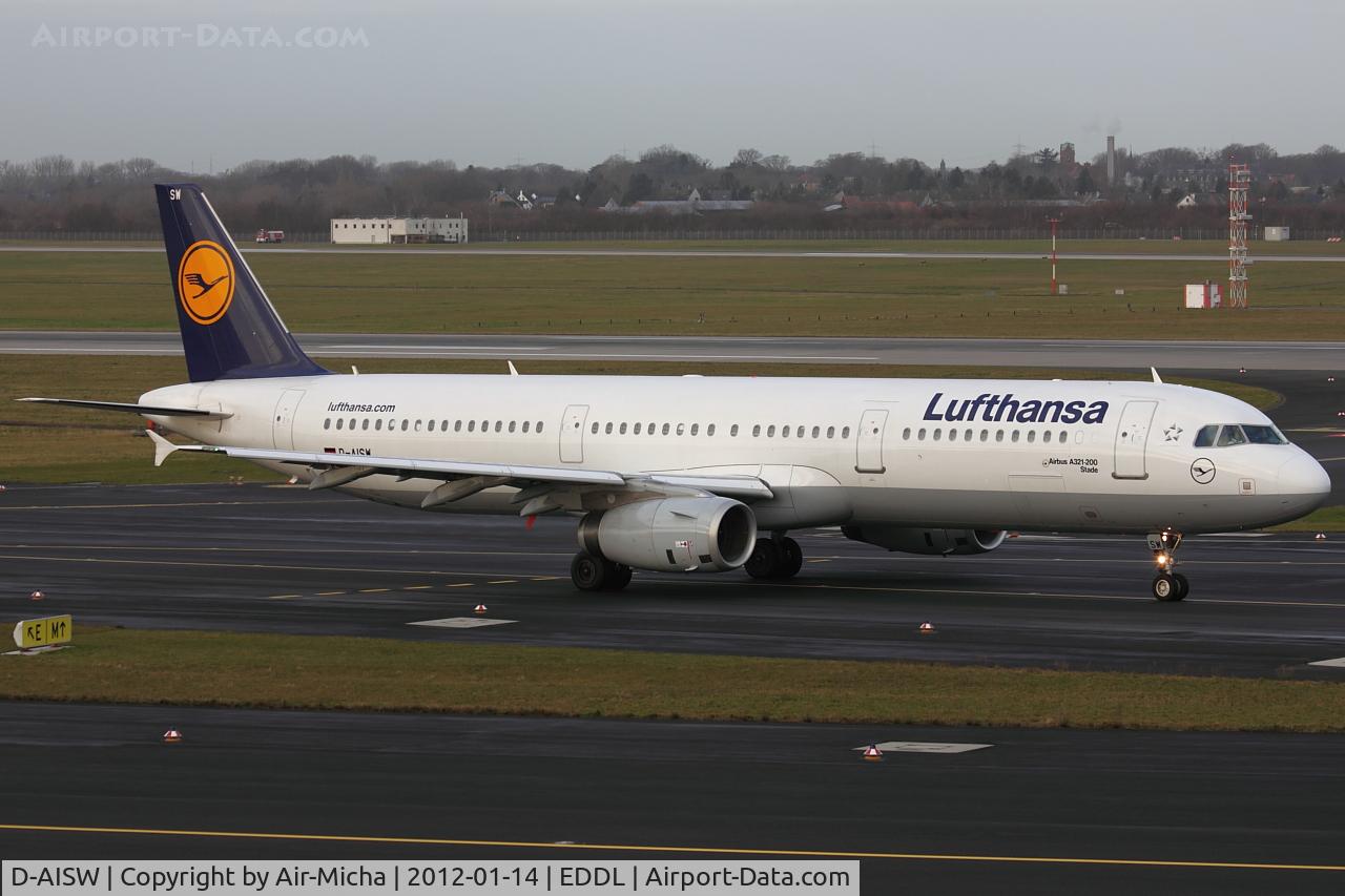 D-AISW, 2009 Airbus A321-231 C/N 4087, Lufthansa, Airbus A321-231, CN: 4087, Name: Stade