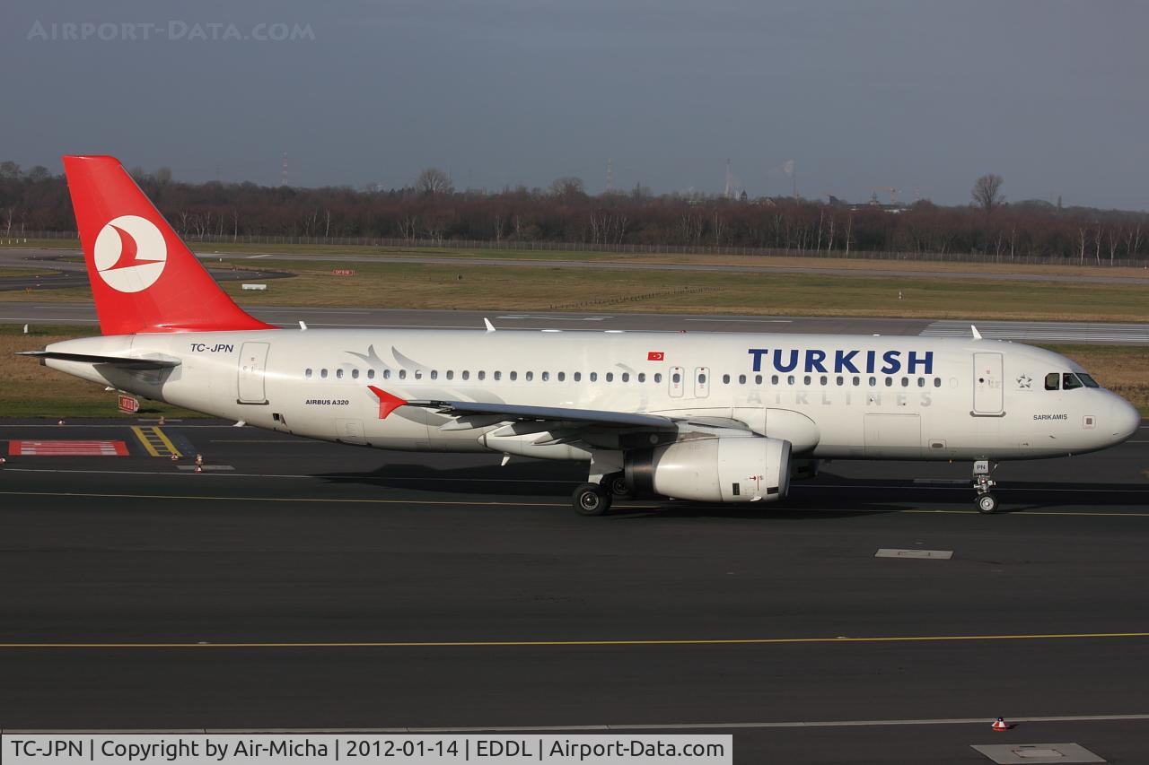 TC-JPN, 2008 Airbus A320-232 C/N 3558, Turkish Airlines, Airbus A320-232, CN: 3558, Name: Sarikamis