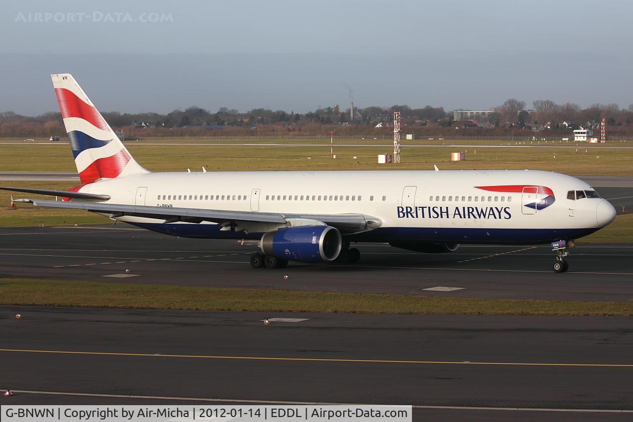 G-BNWN, 1991 Boeing 767-336 C/N 25444, British Airways, Boeing 767-336ER, CN: 25444/0398