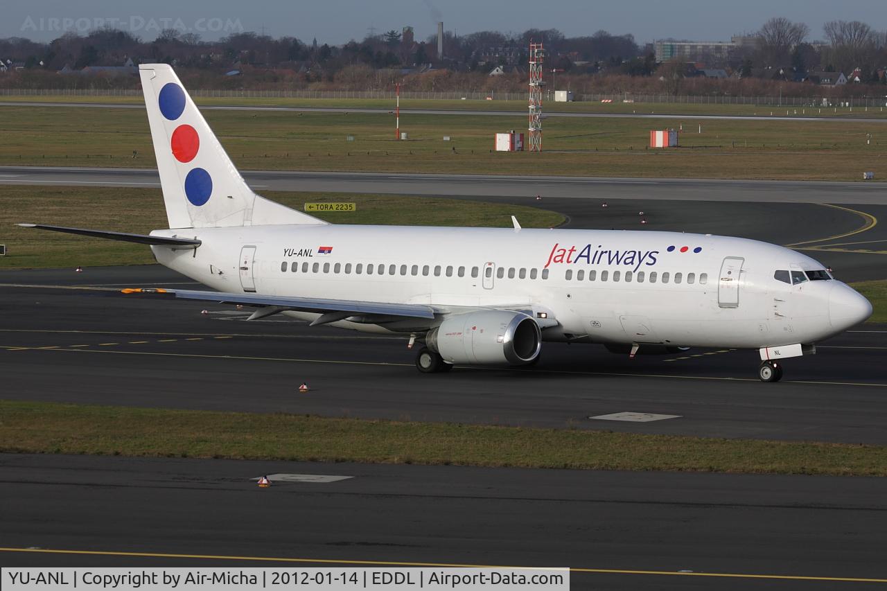 YU-ANL, 1986 Boeing 737-3H9 C/N 23716/1321, JAT Airways, Boeing 737-3H9, CN: 23716/1321