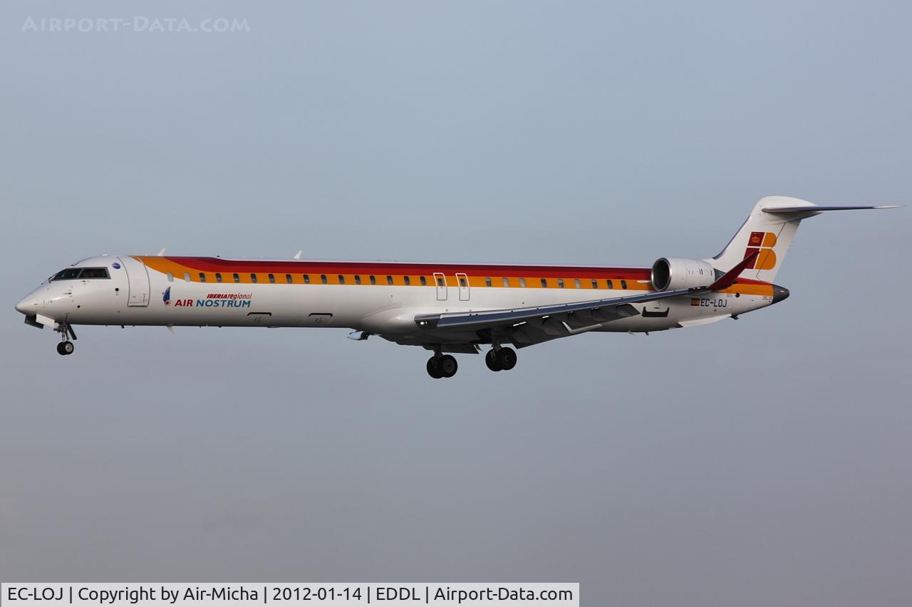 EC-LOJ, 2011 Bombardier CRJ-1000ER NG (CL-600-2E25) C/N 19018, Air Nostrum