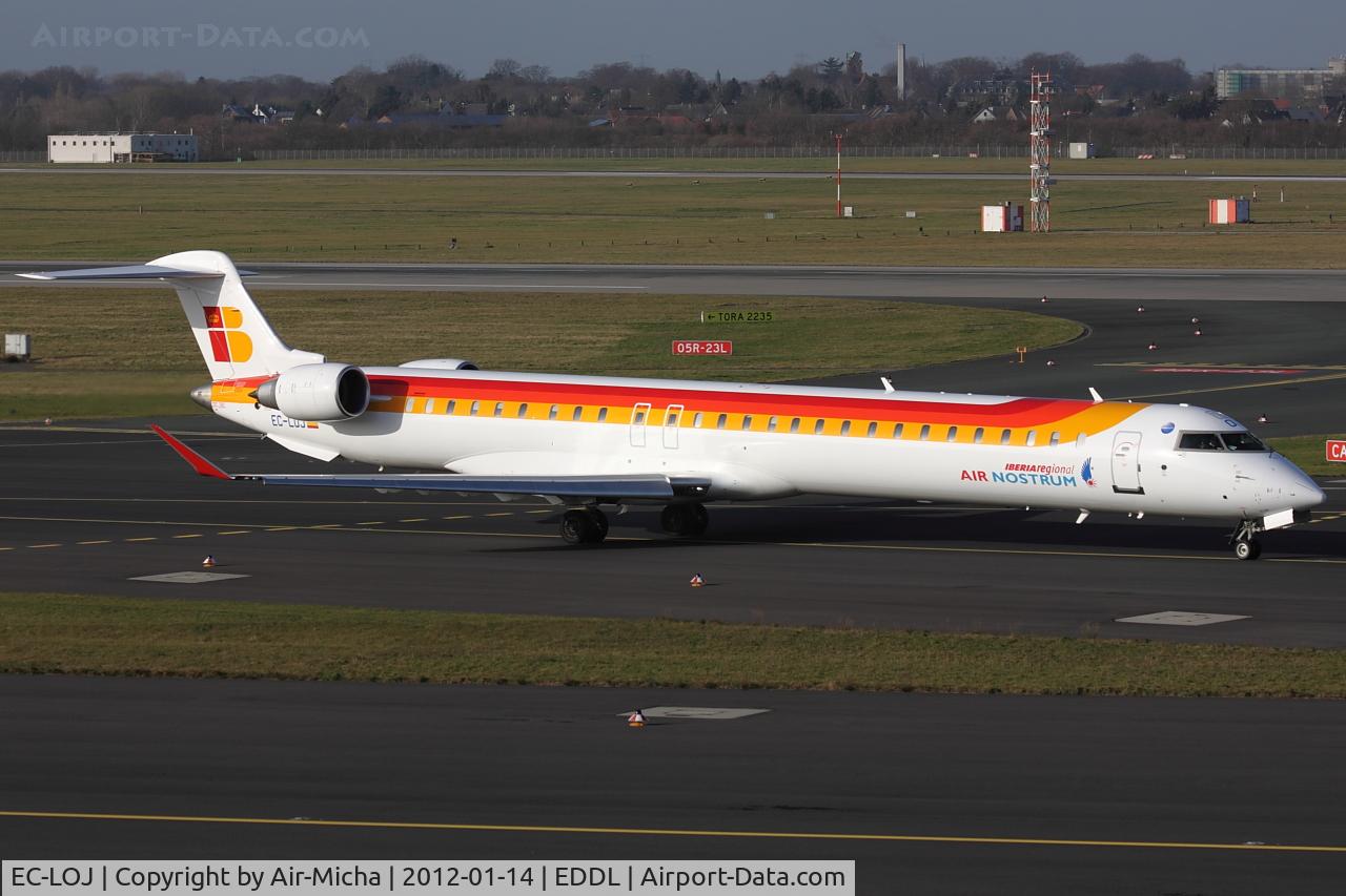 EC-LOJ, 2011 Bombardier CRJ-1000ER NG (CL-600-2E25) C/N 19018, Air Nostrum