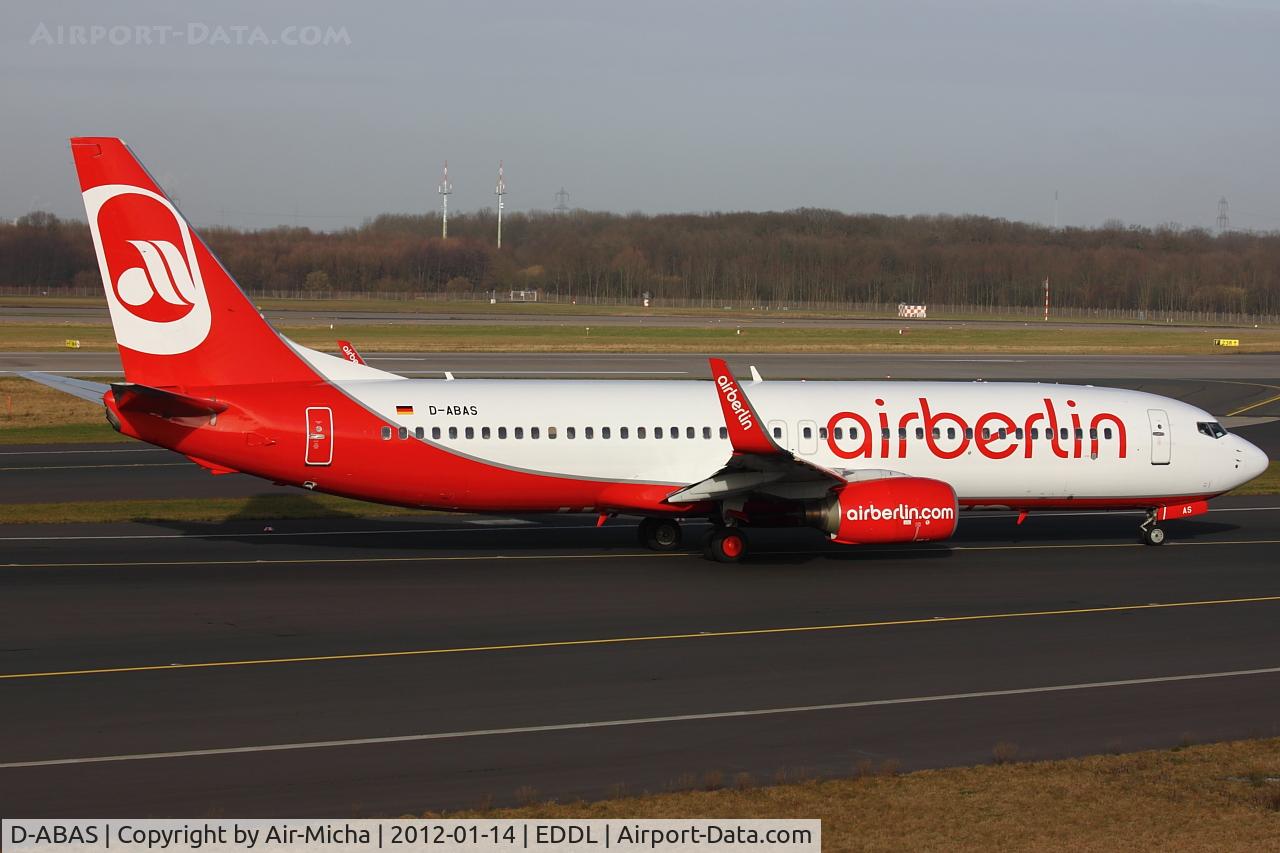 D-ABAS, 1999 Boeing 737-86J C/N 28073, Air Berlin, Boeing 737-86J (WL), CN: 28073/0200