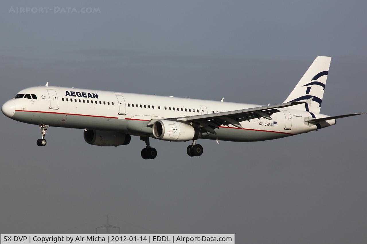 SX-DVP, 2008 Airbus A321-232 C/N 3527, Aegean Airlines, Airbus A321-232, CN: 3527