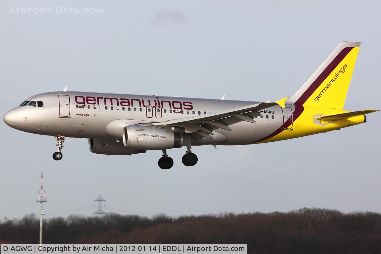D-AGWG, 2007 Airbus A319-132 C/N 3193, Germanwings, Airbus A319-132, CN: 3193