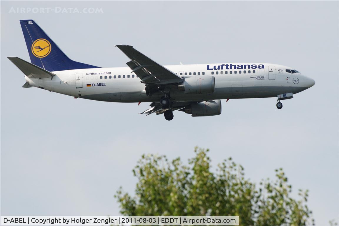 D-ABEL, 1991 Boeing 737-330 C/N 25415, Final approach on rwy 08L.....