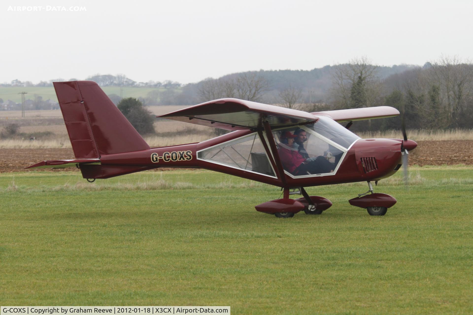 G-COXS, 2004 Aeroprakt A-22 Foxbat C/N PFA 317-14168, Just landed.