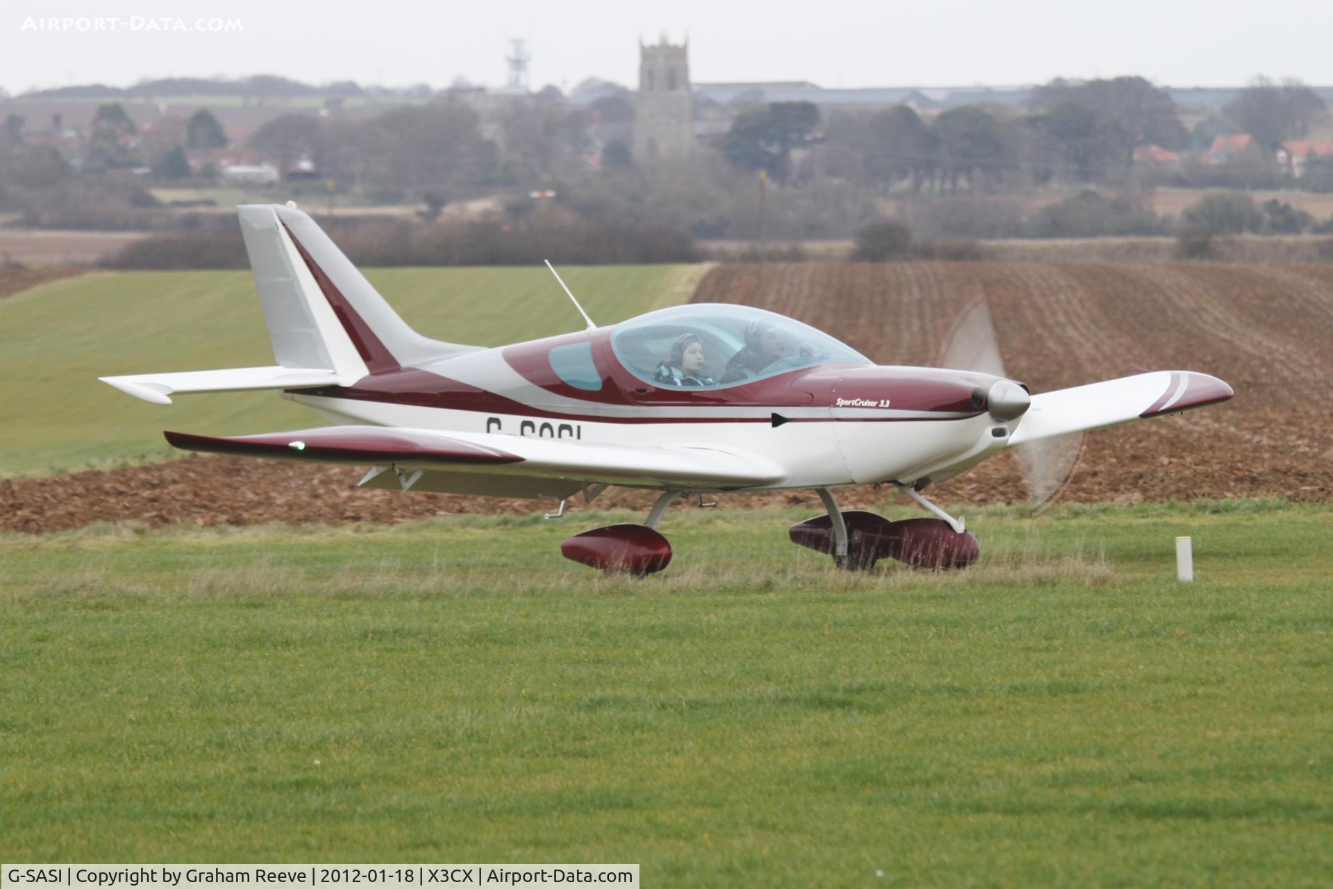 G-SASI, 2007 CZAW SportCruiser C/N PFA 338-14651, Just landed.