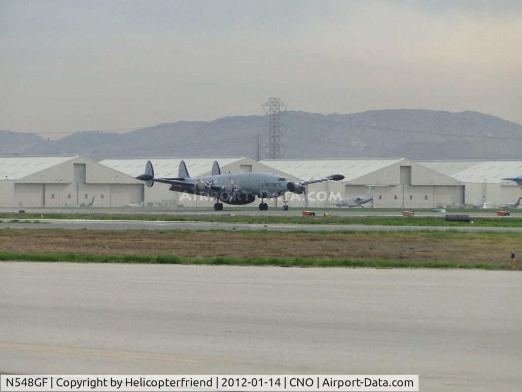 N548GF, 1955 Lockheed EC-121T Warning Star C/N 4363, Landing on runway 26L