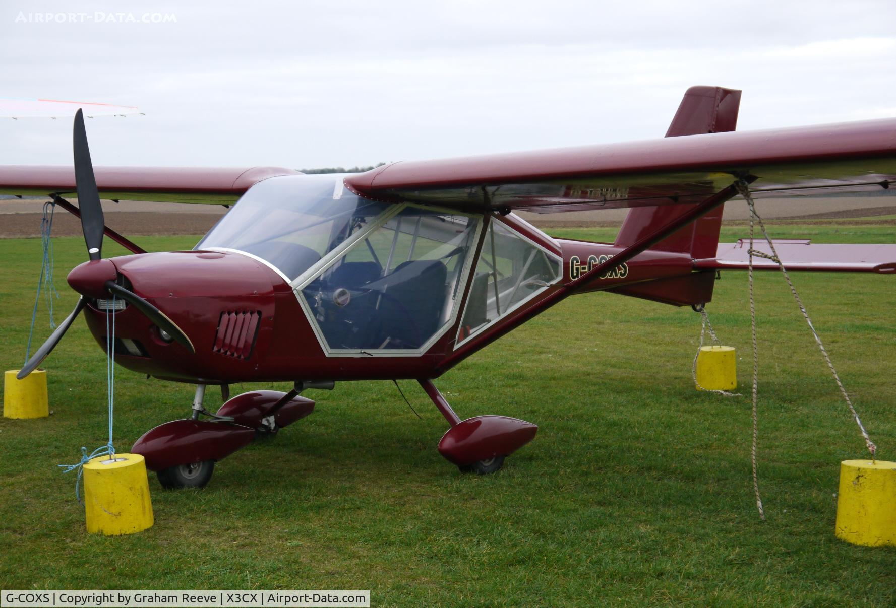 G-COXS, 2004 Aeroprakt A-22 Foxbat C/N PFA 317-14168, Parked at Northrepps.