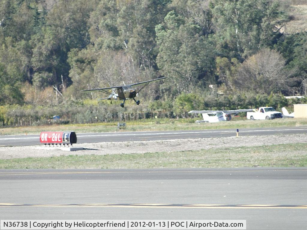 N36738, 1941 Stinson 10A C/N 8138, Approaching the numbers to 8L