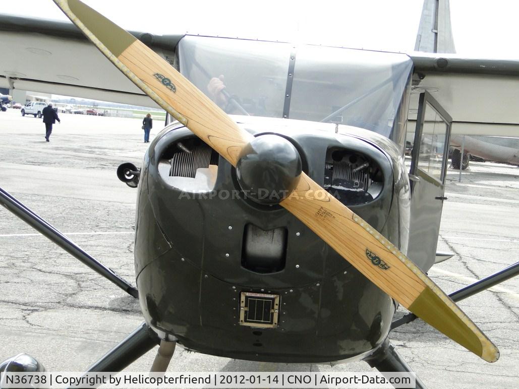 N36738, 1941 Stinson 10A C/N 8138, Refreshed Franklin 4AC199B SER