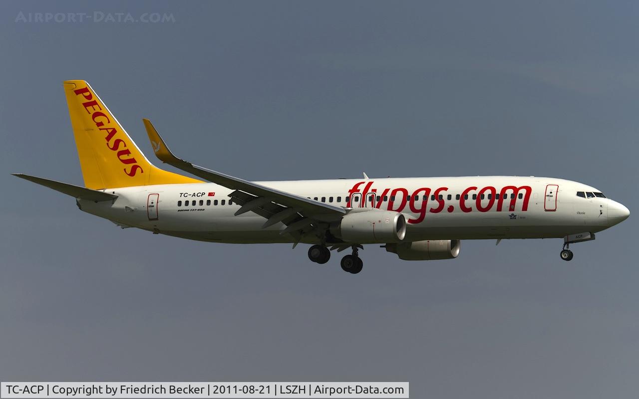 TC-ACP, 2010 Boeing 737-82R C/N 40697, on final