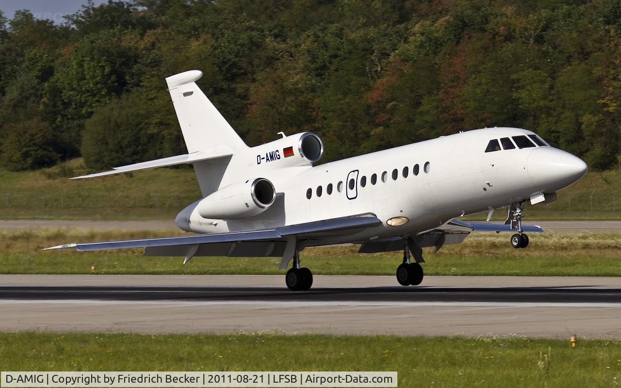 D-AMIG, 2007 Dassault Falcon 900DX C/N 623, touchdown