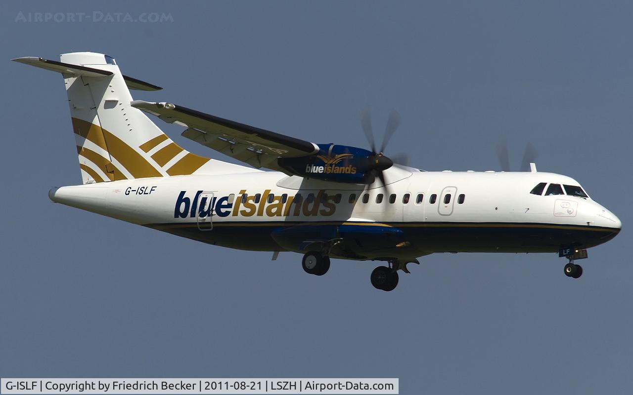 G-ISLF, 1997 ATR 42-500 C/N 546, on final
