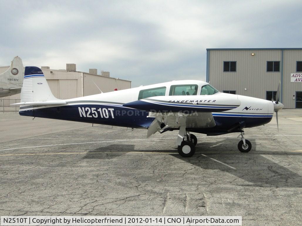 N2510T, 1968 Navion Rangemaster H C/N NAV-4-2510, Pulling up to the fuel station