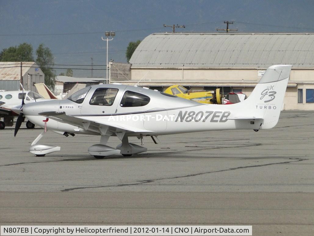 N807EB, 2007 Cirrus SR22 G3 GTSX Turbo C/N 2652, Parked north east of Yank's Air Museum